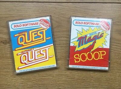 Tatung Einstein 3" Disk Quest & Magic Scoop Game Packs by Einsoft Complete